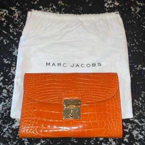 MARC JACOBS Orange Alligator $9K BAG 🧡